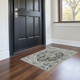 3' X 5' Grey Parisian Area Rug - Homeroots - Flyclothing LLC