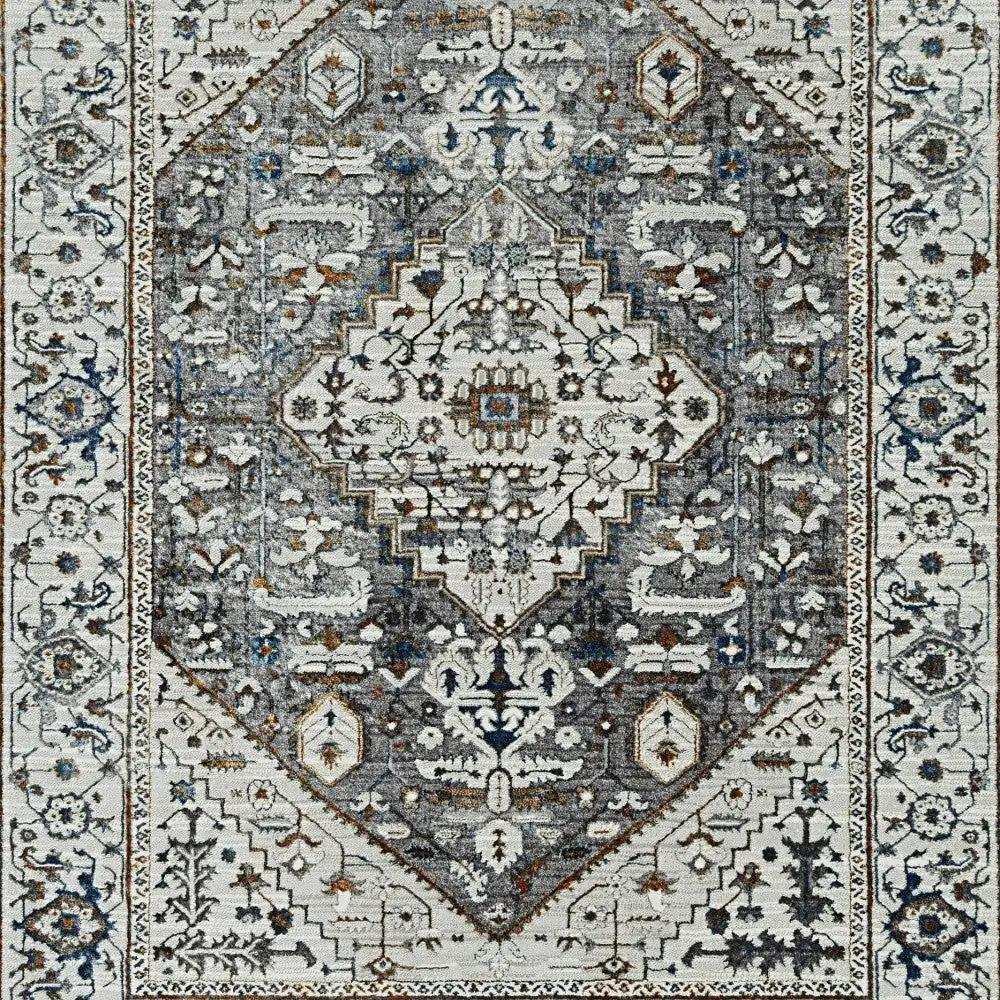 3' X 5' Grey Parisian Area Rug - Homeroots - Flyclothing LLC