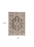7' X 10' Gray Area Rug - Homeroots - Flyclothing LLC
