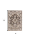 8' X 11' Gray Area Rug - Homeroots - Flyclothing LLC