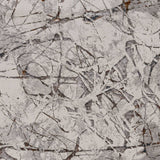 3' X 5' Gray and Ivory Abstract Area Rug - Homeroots - Flyclothing LLC