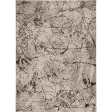 3' X 5' Gray and Ivory Abstract Area Rug - Homeroots - Flyclothing LLC