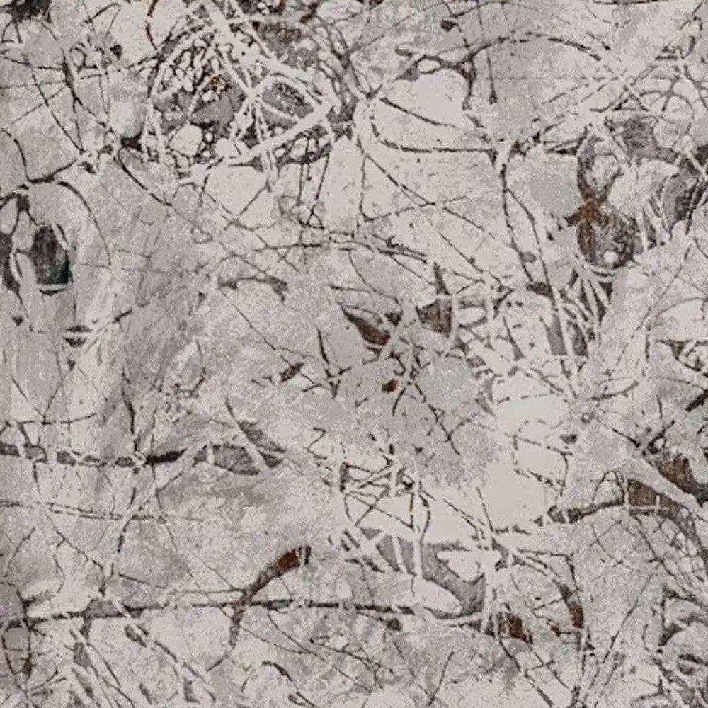 6' X 9' Gray and Ivory Area Rug - Homeroots - Flyclothing LLC