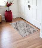 3' X 5' Ivory Geometric Pattern Area Rug - Homeroots - Flyclothing LLC