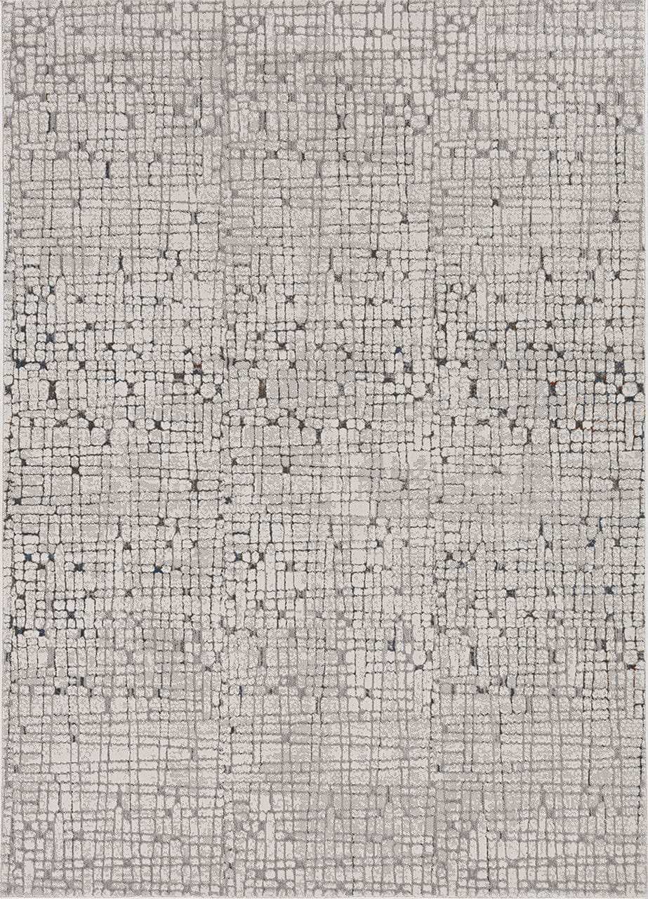 3' X 5' Grey Mosaic Area Rug - Homeroots - Flyclothing LLC