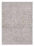 94 X 130 Grey Polyester Rug - Homeroots - Flyclothing LLC