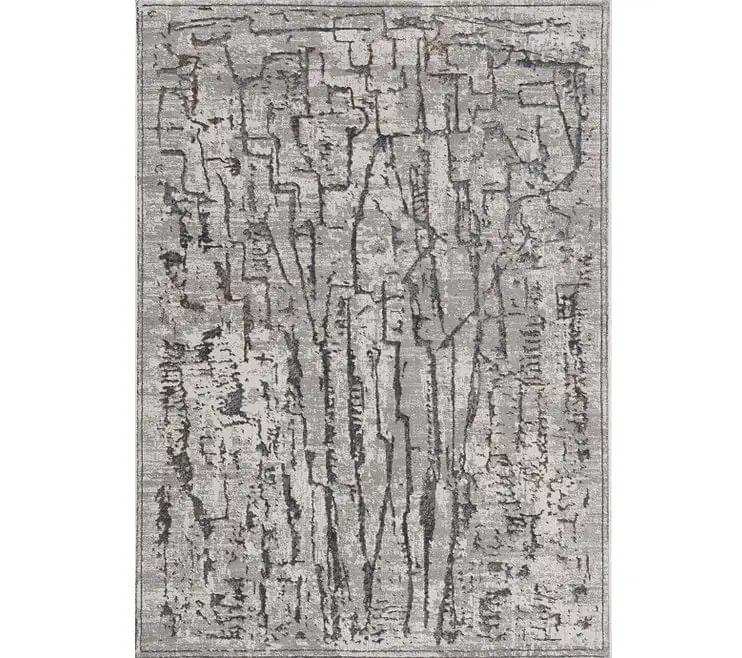 3' X 5' Grey Abstract Lines Area Rug - Homeroots - Flyclothing LLC