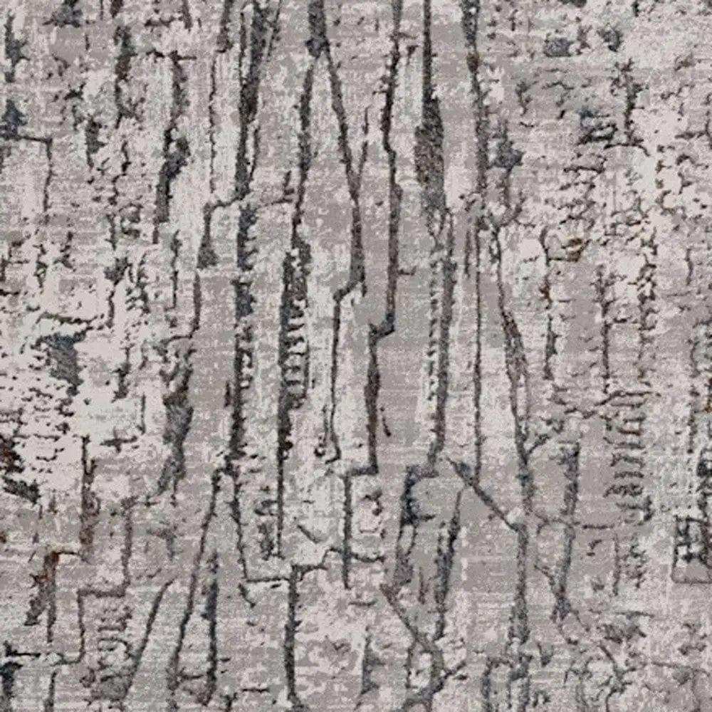 6' X 9' Grey Abstract Design Indoor Area Rug - Homeroots - Flyclothing LLC