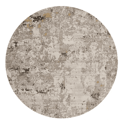 8' Silver Round Area Rug - Homeroots - Flyclothing LLC