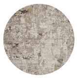 8' Silver Round Area Rug - Homeroots - Flyclothing LLC