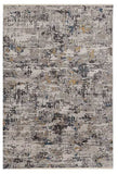 5' X 8' Grey Abstract Transitional Indoor Area Rug - Homeroots - Flyclothing LLC