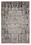 5' X 8' Ivory Grey Machine Woven Abstract Indoor Area Rug - Homeroots - Flyclothing LLC