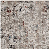 5' X 8' Beige Or Grey Abstract Transitional Indoor Area Rug - Homeroots - Flyclothing LLC