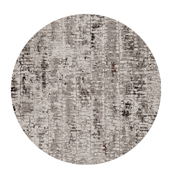 8' Blue Gray Round Area Rug - Homeroots - Flyclothing LLC
