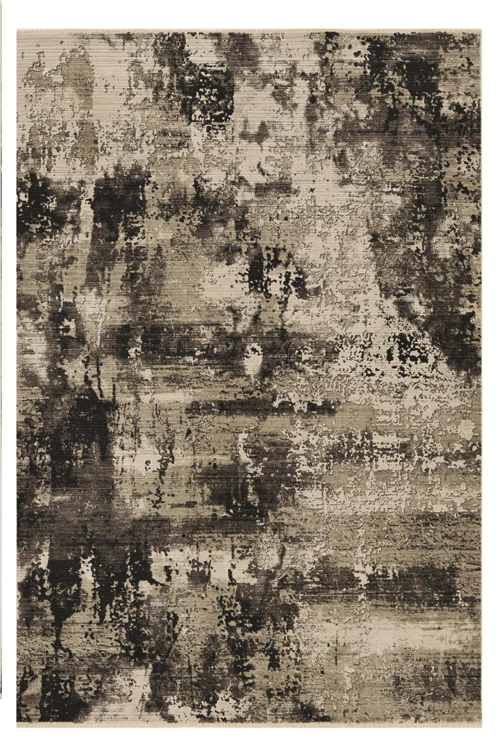 4' X 5' Ivory Or Charcoal Abstract Area Rug - Homeroots - Flyclothing LLC