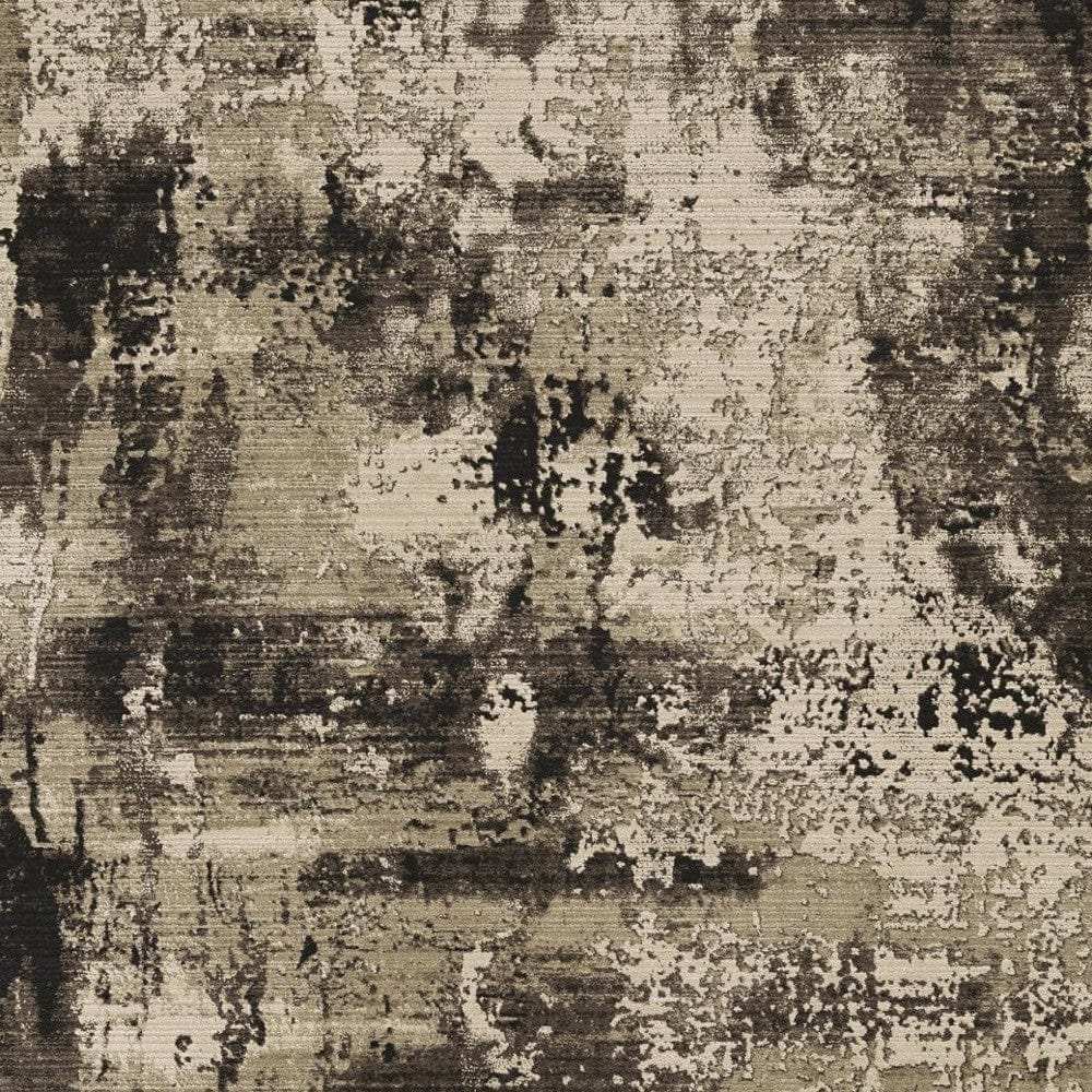 4' X 5' Ivory Or Charcoal Abstract Area Rug - Homeroots - Flyclothing LLC