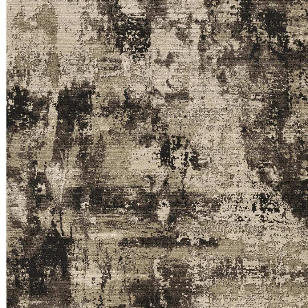 4' X 5' Ivory Or Charcoal Abstract Area Rug - Homeroots - Flyclothing LLC