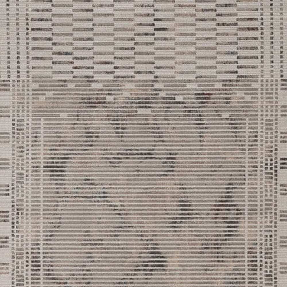 4' X 6' Beige Machine Woven Shrank Abstract Lines Design Indoor Area Rug - Homeroots - Flyclothing LLC