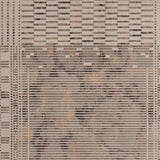 5' X 8' Natural Brown Machine Woven Abstract Lines Indoor Area Rug - Homeroots - Flyclothing LLC