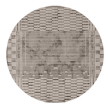 8' Natural Round Area Rug - Homeroots - Flyclothing LLC