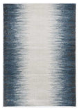 8' X 11' Ivory Blue Machine Woven Ombre Indoor Area Rug - Homeroots - Flyclothing LLC