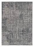 10' X 13' Gray and Ivory Abstract Area Rug - Homeroots - Flyclothing LLC