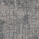10' X 13' Gray and Ivory Abstract Area Rug - Homeroots - Flyclothing LLC