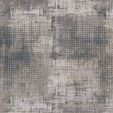 7' X 10' Ivory Navy and Gray Abstract Area Rug - Homeroots - Flyclothing LLC