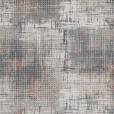 10' X 13' Ivory Navy and Gray Abstract Area Rug - Homeroots - Flyclothing LLC