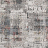 7' X 10' Ivory Gray and Gold Abstract Area Rug - Homeroots - Flyclothing LLC