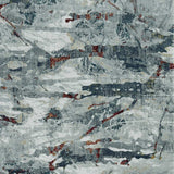 3' X 5' Gray Abstract Area Rug - Homeroots - Flyclothing LLC