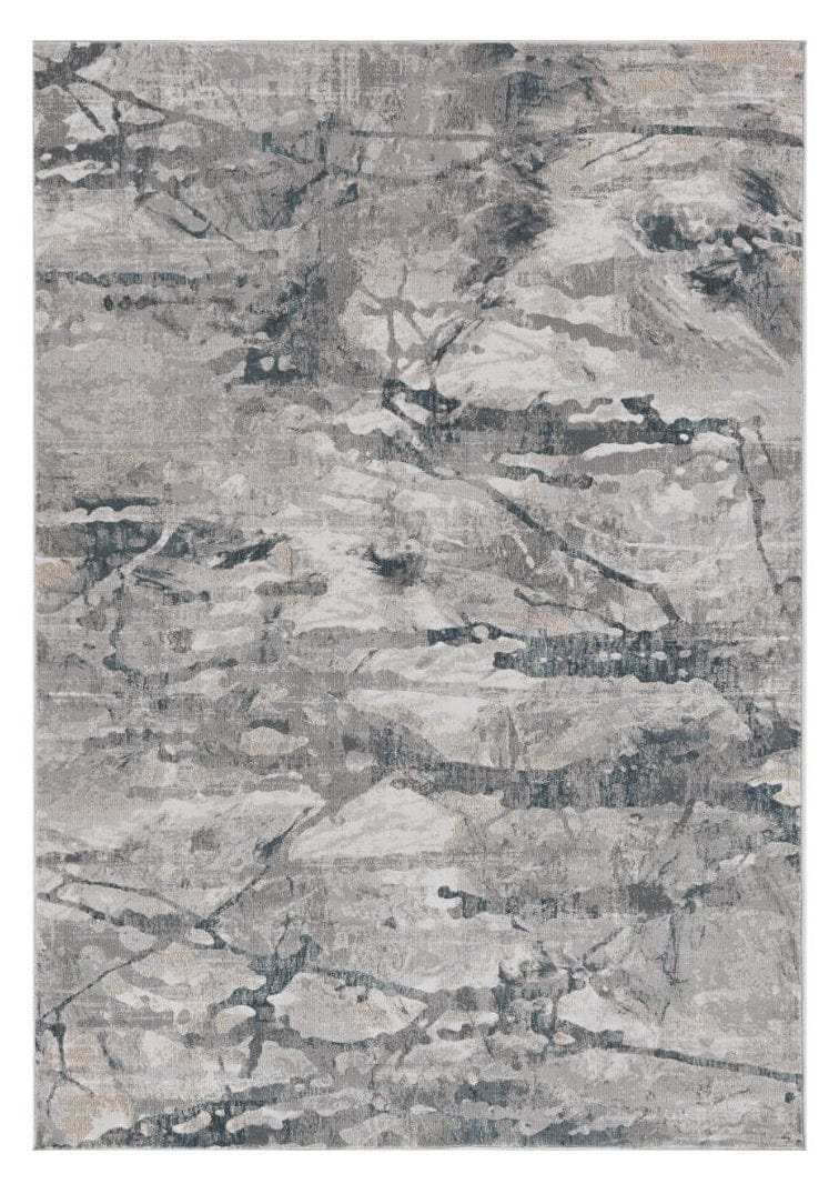 10' X 13' Gray Abstract Area Rug - Homeroots - Flyclothing LLC