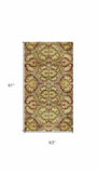 5' X 8' Multicoloured Floral Area Rug - Homeroots - Flyclothing LLC