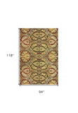 8' X 10' Multicoloured Floral Area Rug - Homeroots - Flyclothing LLC