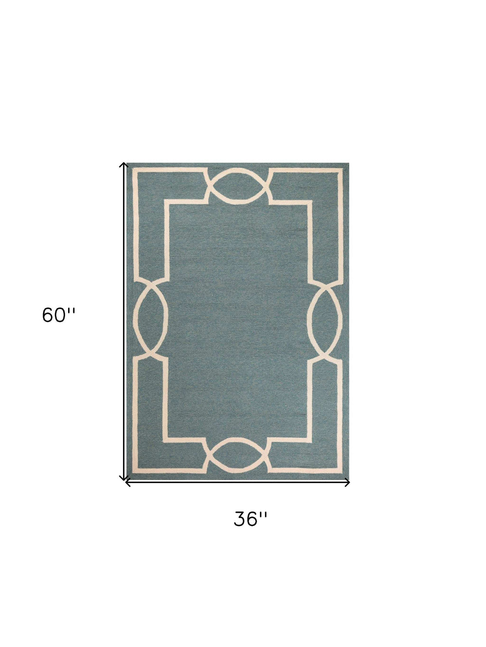 3' X 5' Gray and Ivory Handmade Indoor Outdoor Area Rug - Homeroots - Flyclothing LLC