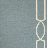 7' X 10' Gray and Ivory Round Handmade Indoor Outdoor Area Rug - Homeroots - Flyclothing LLC