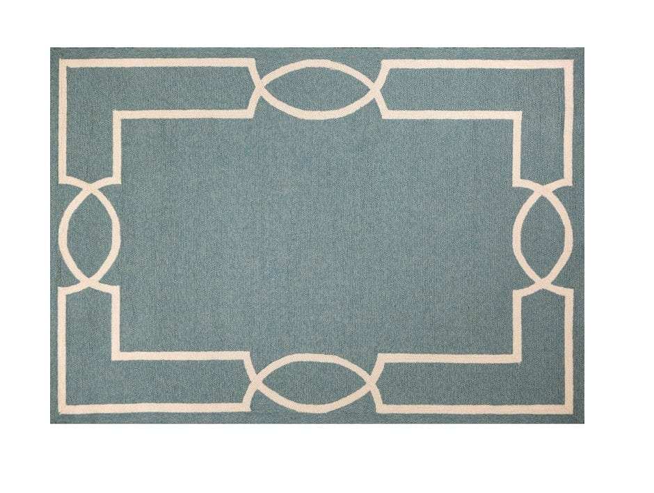 8' X 11' Gray and Ivory Handmade Indoor Outdoor Area Rug - Homeroots - Flyclothing LLC