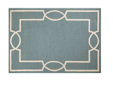 8' X 11' Gray and Ivory Handmade Indoor Outdoor Area Rug - Homeroots - Flyclothing LLC