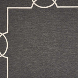 8' X 11' Black and White Hand Hooked Area Rug - Homeroots - Flyclothing LLC