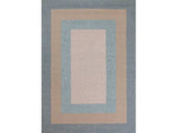 3' X 5' Blue and Beige Handmade Indoor Outdoor Area Rug - Homeroots - Flyclothing LLC