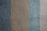 3' X 5' Blue and Beige Handmade Indoor Outdoor Area Rug - Homeroots - Flyclothing LLC