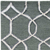 8' X 8' Gray Wool Handmade Runner Rug - Homeroots - Flyclothing LLC
