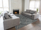 8' X 10' Gray Wool Geometric Hand Tufted Area Rug - Homeroots - Flyclothing LLC