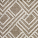 8' X 11' Beige Geometric Indoor Outdoor Area Rug - Homeroots - Flyclothing LLC