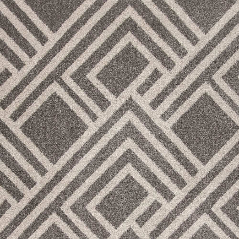 3' X 5' Gray Striped Indoor Outdoor Area Rug - Homeroots - Flyclothing LLC