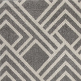 5' X 8' Gray Geometric Indoor Outdoor Area Rug - Homeroots - Flyclothing LLC
