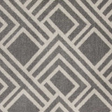 5' X 8' Gray Geometric Indoor Outdoor Area Rug - Homeroots - Flyclothing LLC