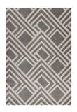 7' X 10' Gray Geometric Indoor Outdoor Area Rug - Homeroots - Flyclothing LLC