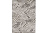 3' X 5' Gray Tropical Botanical Area Rug - Homeroots - Flyclothing LLC