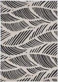 2' X 4' Black and White Abstract Indoor Outdoor Area Rug - Homeroots - Flyclothing LLC
